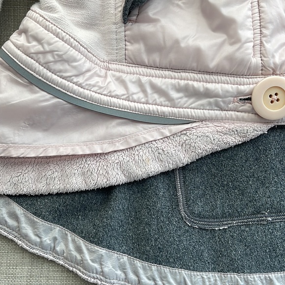 LULULEMON PEDAL POWER JACKET WOMEN'S SIZE 6 NEUTRAL BLUSH PINK FULL ZIP - Picture 11 of 16